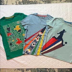 Boden Boys' Soccer & Rowing Graphic Tee Trio - 11/12